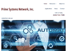 Tablet Screenshot of primesystemsnetwork.com